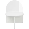Naktinis staliukas 2 pcs Itin blizgi balta 48 x 49 x 65 cm