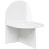 Naktinis staliukas 2 pcs Itin blizgi balta 48 x 49 x 65 cm