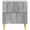 Naktinis staliukas 2 pcs Pilka Sonoma 43 x 34,5 x 48 cm