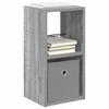 Naktinis staliukas 2 pcs Pilkas Sonoma 25,5 x 22 x 49,5 cm