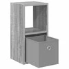 Naktinis staliukas 2 pcs Pilkas Sonoma 25,5 x 22 x 49,5 cm