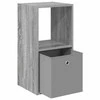 Naktinis staliukas 2 pcs Pilkas Sonoma 35 x 32 x 68,5 cm