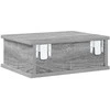 Naktinis staliukas 2 pcs Pilkas Sonoma 40 x 31 x 15 cm