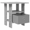 Naktinis staliukas 2 pcs Pilkas Sonoma 41 x 40 x 45 cm