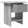 Naktinis staliukas 2 pcs Pilkas Sonoma 41 x 40 x 45 cm