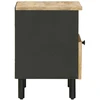 Naktinis staliukas 2 pcs Ruda 40 x 33 x 46 cm