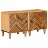 Naktinis staliukas 2 pcs Ruda 40 x 33,5 x 46 cm