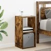 Naktinis staliukas 2 pcs Rūkyta ąžuolas 30,5 x 27 x 59,5 cm