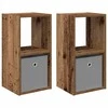 Naktinis staliukas 2 pcs Senas medis 30,5 x 27 x 59,5 cm