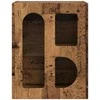 Naktinis staliukas 2 pcs Senas medis 40 x 35 x 50 cm