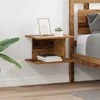 Naktinis staliukas 2 pcs Senas medis 40 x 30 x 25 cm