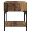 Naktinis staliukas 2 pcs Senas medis 40 x 40 x 50 cm