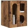 Naktinis staliukas 2 pcs Senas medis 40 x 35 x 50 cm