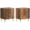 Naktinis staliukas 2 pcs Sendintos medienos 43 x 34,5 x 50 cm