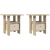 Naktinis staliukas 2 pcs Sonoma ąžuolas 41 x 40 x 45 cm