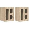 Naktinis staliukas 2 pcs Sonoma ąžuolas 40 x 35 x 50 cm