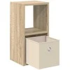 Naktinis staliukas 2 pcs Sonoma ąžuolas 25,5 x 22 x 49,5 cm