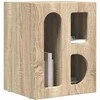 Naktinis staliukas 2 pcs Sonoma ąžuolas 40 x 35 x 50 cm