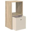 Naktinis staliukas 2 pcs Sonoma ąžuolas 35 x 32 x 68,5 cm