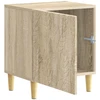 Naktinis staliukas 2 pcs Sonoma ąžuolas 43 x 34,5 x 50 cm