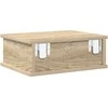 Naktinis staliukas 2 pcs Sonoma ąžuolas 40 x 31 x 15 cm
