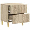 Naktinis staliukas 2 pcs Sonoma ąžuolas 43 x 34,5 x 48 cm