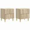 Naktinis staliukas 2 pcs Sonoma ąžuolas 43 x 34,5 x 48 cm