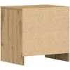 Šalia lovos spintelė 2 vnt. Amatininkų ąžuolas