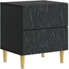 Naktinis staliukas 2 vnt. Juoda 43 x 34,5 x 48 cm