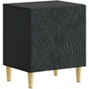 Naktinis staliukas 2 vnt. Juoda 43 x 34,5 x 50 cm
