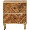 Naktinis staliukas 2 vnt. Ruda 40 x 33,5 x 46 cm