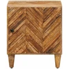 Naktinis staliukas 2 vnt. Ruda 40 x 33,5 x 46 cm