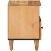 Naktinis staliukas 2 vnt. Ruda 50 x 33 x 60 cm
