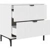 Naktinis staliukas Balta 63.5 x 36 x 61 cm Apdirbta mediena