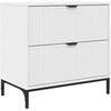 Naktinis staliukas Balta 63.5 x 36 x 61 cm Apdirbta mediena