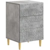 Naktinis staliukas Betono pilka 43 x 39,5 x 66,5 cm