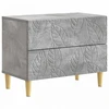 Naktinis staliukas Betono pilka 62 x 34,5 x 48 cm