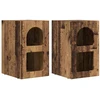 Naktinis staliukas ELST 2 vnt. Senas medis 29,5 x 33,5 x 50 cm