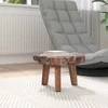 Naktinis staliukas Ruda 40 x 40 x 25 cm Kietas atkurtas medis