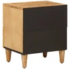 Naktinis staliukas 2 pcs Ruda 40 x 33,5 x 46 cm