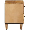 Naktinis staliukas 2 pcs Ruda 40 x 33,5 x 46 cm