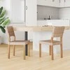 Valgomasis krėslas 2 pcs Natūrali 46 x 55 x 84 cm Kubu ratanas