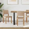 Valgomasis krėslas 2 pcs Natūrali 46 x 55 x 84 cm Kubu ratanas