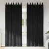 Užtemdymo užuolaidos 2 pcs Juoda 140 x 260 cm Aksomas