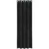 Užtemdymo užuolaidos 2 pcs Juoda 140 x 260 cm Aksomas