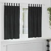 Užtemdymo užuolaidos 2 pcs Juoda 140 x 175 cm Aksomas