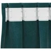 Užtemdymo užuolaidos 2 pcs Tamsiai žalia 140 x 260 cm Aksomas