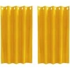 Užtemdymo užuolaidos 2 pcs Garučių geltona 140 x 140 cm Aksomas