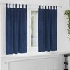 Užtemdymo užuolaidos 2 pcs Tamsiai mėlyna 140 x 175 cm Aksomas