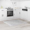 Neslystantis plaukuotas kilimas Pilka 120 x 120 cm PP